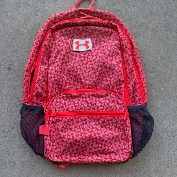 Under Armour Other - Under Armour Kid’s Backpack Pink One Size Fits All Durable School